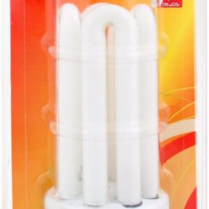 Omicron 30W Bayonet Cap B22 Light Bulb CFL, Warm White, T4 M/Tube size 13mm diameter, Energy Saving, 10,000 Hour Lifespan