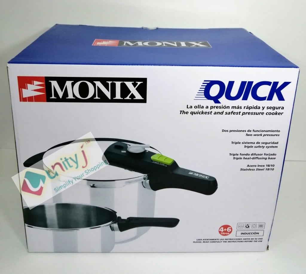 Monix pressure sales cooker manual