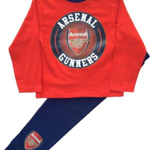 Unityj Uk Clothing Arsenal A.F.C Official Gunners Kids Pyjamas Set 04