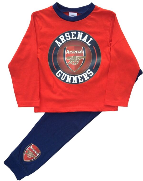 Unityj Uk Clothing Arsenal A.F.C Official Gunners Kids Pyjamas Set 04