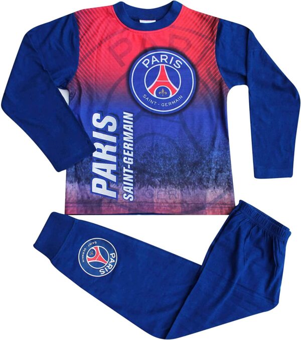 Unityj Uk Clothing Paris St. Germain Official PSG Crest Colour Print Pyjamas 11
