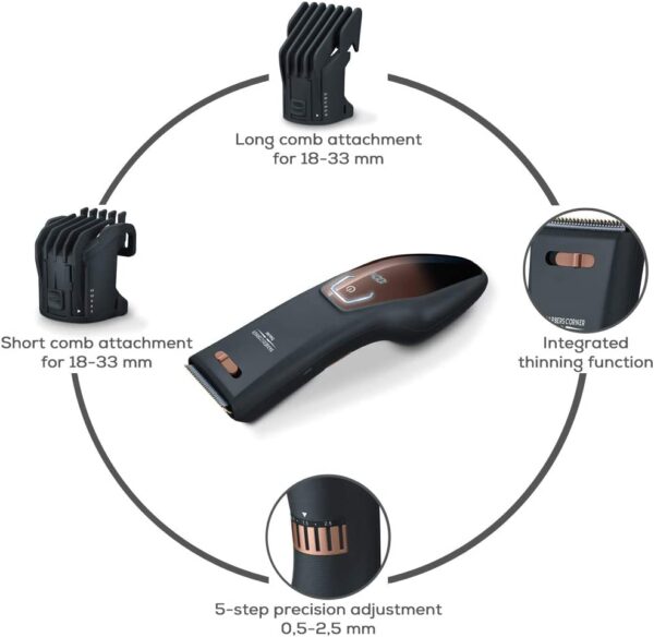 Unityj Uk Beauty Beurer HR5000 Barbers Corner Hair Clippers 2 203