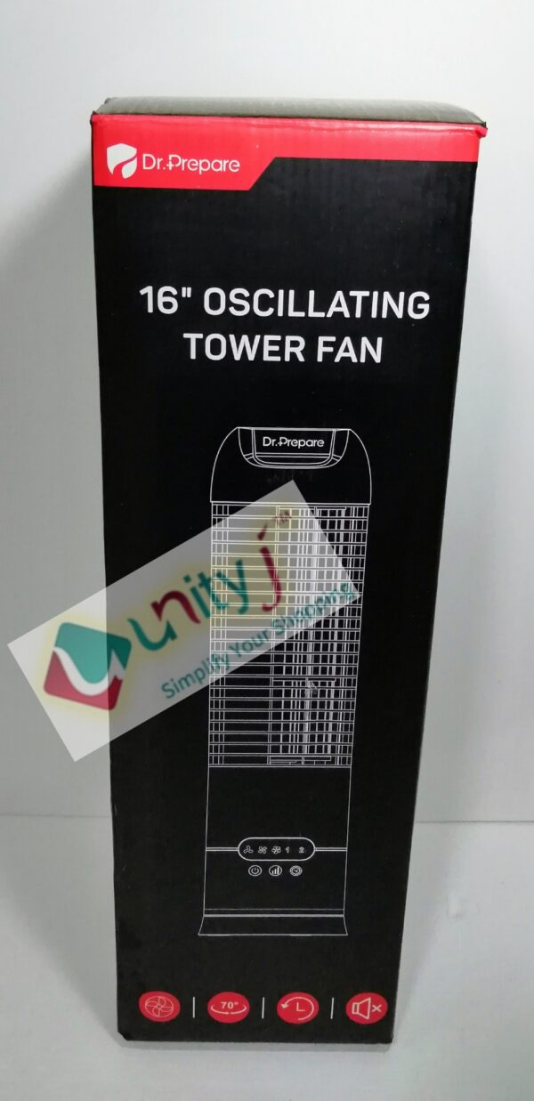 Unityj Uk Household Dr. Prepare Oscillating Tower Fan 106