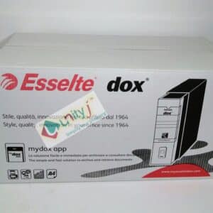 Unityj Uk Office Esselte Dox 1 A4 Lever Arch File White (Pack Of 6) 80mm Spine Width ‎D26103 174