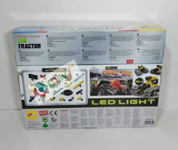 Unityj Uk Toys Lisciani 66124 Scienza Hi Tech Stem Technics 10 In 1 Led Tractor 1 156