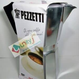 Unityj Uk Kitchen Appliances Pezzetti ItalExpress Coffee Maker In Aluminium 14 Cups Centimeters Silver 2 503
