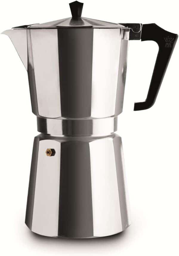 Unityj Uk Kitchen Appliances Pezzetti ItalExpress Coffee Maker In Aluminium 14 Cups Centimeters Silver 501