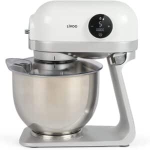 Unityj Uk Kitchen Appliances LIVOO DOP234 Food Processor, 1200W, 5 Speed, White 524