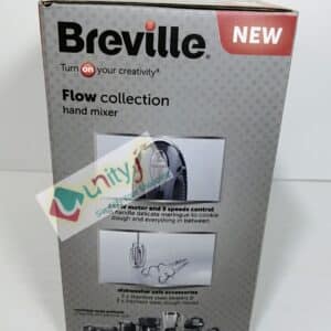 Unityj Uk Kitchen Appliances Breville Flow Electric Hand Mixer 240W Grey [VFM034] 1 607