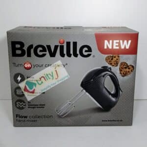 Unityj Uk Kitchen Appliances Breville Flow Electric Hand Mixer 240W Grey [VFM034] 606