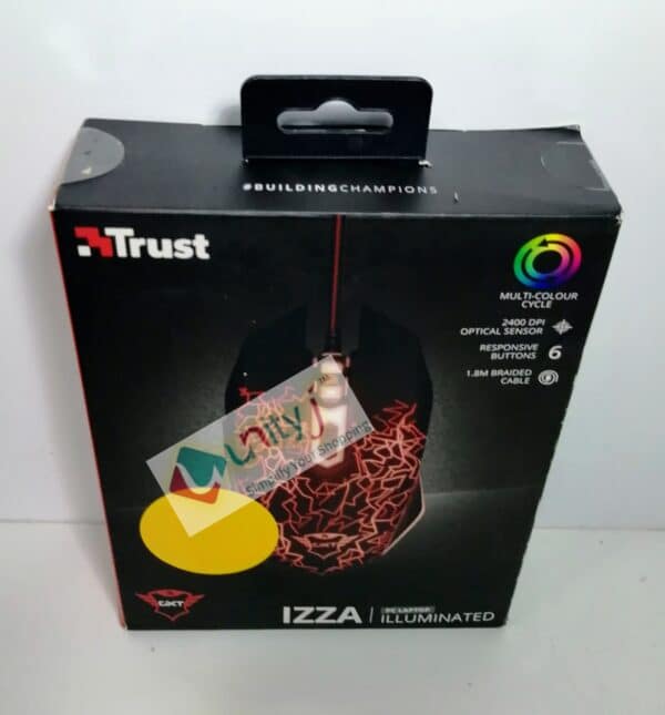 Unityj Uk Computers Trust Gaming 21683 GXT 105 Izza Illuminated Gaming Mouse 707