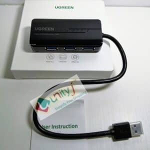 Unityj Uk Computers UGREEN 4 In 1 USB Hub To Ethernet Adapter 768