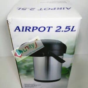 Unityj Uk Kitchen Appliances Genware NEV V7251 Coffee Vacuum Pump Pot, Stainless Steel, Unbreakable 2.5L 893