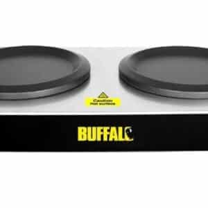 Unityj Uk Kitchen Appliances Buffalo Twin Coffee Jug Hot Plates (2) 1003