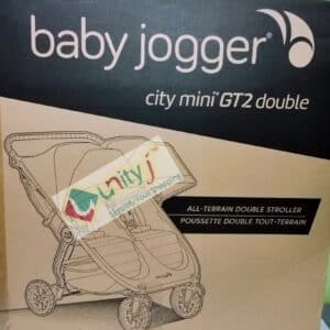 Unityj Uk Baby Baby Jogger City Mini GT2 Double All Terrain Double Pushchair Lightweight, Foldable Stroller Opulent Black 304