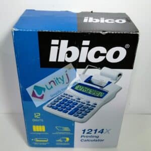 Unityj Uk Business Rexel Ibico 1214X Semi Professional Print Calculator 96