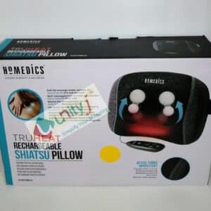 Unityj Uk Health Used HoMedics TRUHEAT Shiatsu Rechargeable Massage Pillow Rechargeable 373
