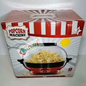 Unityj Uk Kitchen Appliances Gadgy Popcorn Maker Machine Round 800W Popcorn Maker Machine 1032