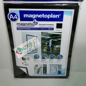Unityj Uk Office Magnetoplan 1130312 Magnetofix Magnetic Frame A4 Black Pack Of 5 360