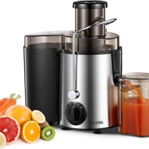 Unityj Uk Kitchen Appliances MEQATS Juicer Machines Vegetable And Fruit, 1229