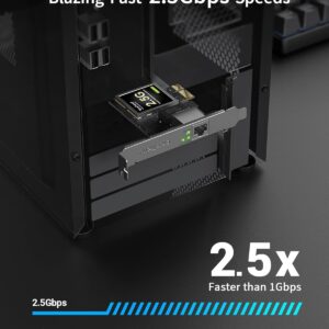 Unityj Uk Computers BrosTrend 2.5 Gigabit PCIe Network Card 1 1097