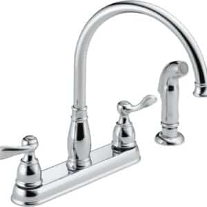 Unityj Uk Household Delta 21996LF Windemere 2 Handle Kitchen Faucet 369