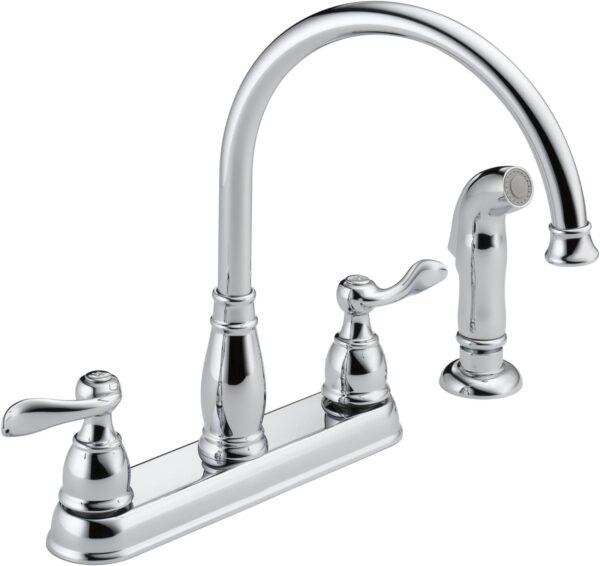 Unityj Uk Household Delta 21996LF Windemere 2 Handle Kitchen Faucet 369