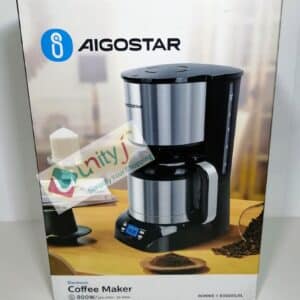 Unityj Uk Kitchen Appliances Aigostar Filter Coffee Maker With Stainless Steel Insulated Jug 1414