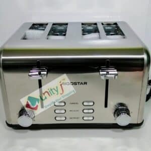 Unityj Uk Kitchen Appliances Aigostar Toaster 4 Slice Stainless Steel Toaster 1381