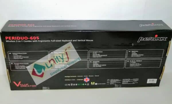 Unityj Uk Computers Perixx Periduo 605, Wireless Ergonomic Split Keyboard 1 1546