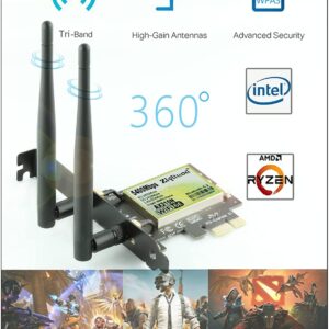 Unityj Uk Computers Ziyituod PCI E WiFi Card 2 1641