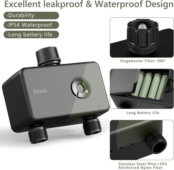 Unityj Uk Household Diivoo WiFi Water Timer 8 556