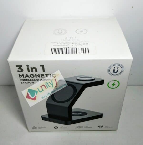 Unityj Uk Telecommunications MEQATS 3 In 1 Wireless Charging Station 132