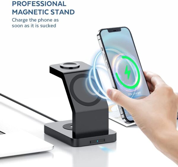 Unityj Uk Telecommunications MEQATS 3 In 1 Wireless Charging Station 2 140