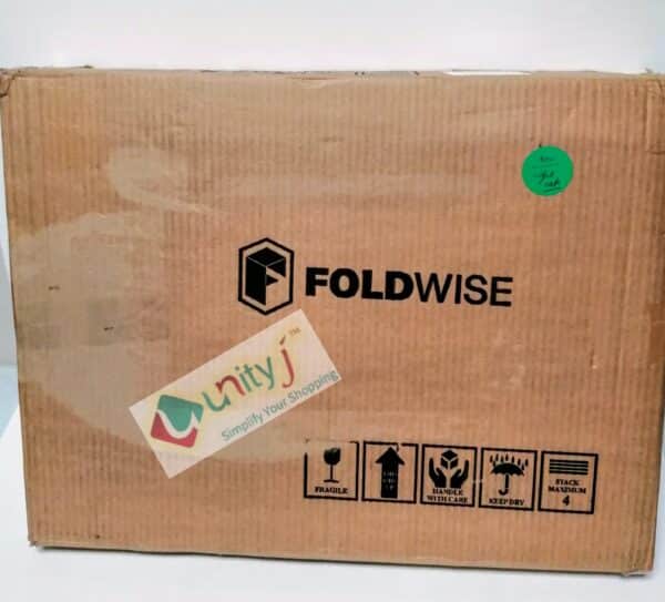 Unityj Uk Computers Like New FoldWise Folding Laptop Table White Bright Wood 1 1716