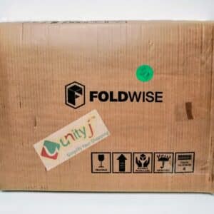 Unityj Uk Computers Like New FoldWise Folding Laptop Table White Bright Wood 1715