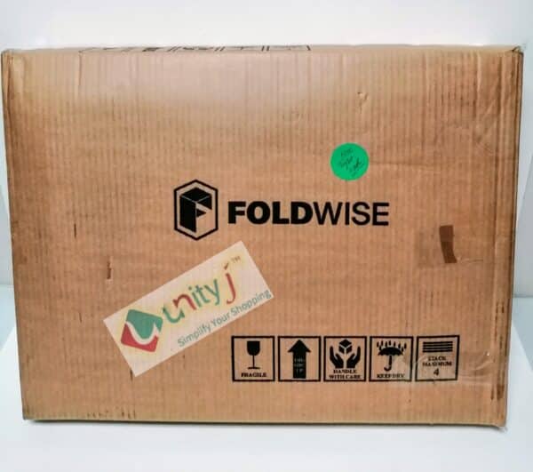 Unityj Uk Computers Like New FoldWise Folding Laptop Table White Bright Wood 1715