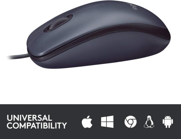 Unityj Uk Computers Logitech B100 Wired USB Mouse 3 1711