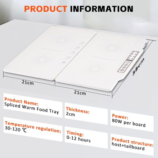 Unityj Uk Kitchen Appliances BAOSHISHAN Electric Food Warming Tray 2 1926