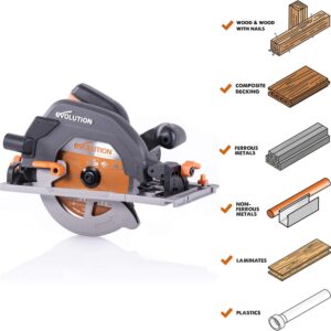 Unityj Uk Tools Evolution Power Tools Circular Saw 1 334