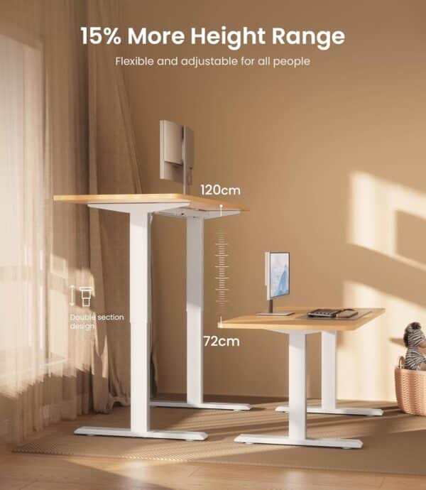 Unityj Uk Computers MAIDeSITe Electric Standing Desk Frame 2 1926