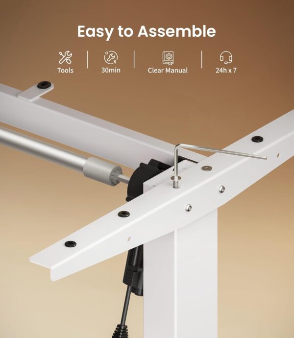 Unityj Uk Computers MAIDeSITe Electric Standing Desk Frame 6 1922