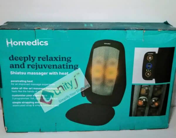 Unityj Uk Health HoMedics Shiatsu Back And Shoulder Massager Adjustable Massage Chair 1 648