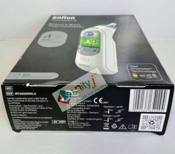 Unityj Uk Health Braun ThermoScan 7 Ear Thermometer IRT6520 2 673