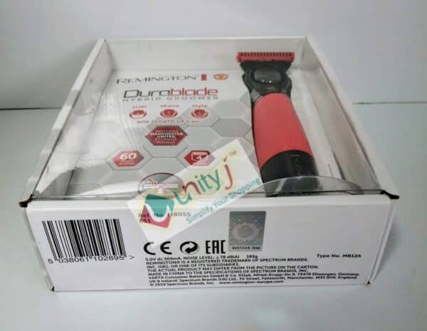 Unityj Uk Beauty Remington DuraBlade MB055 Manchester Beard Trimmer Men's Red 2 890