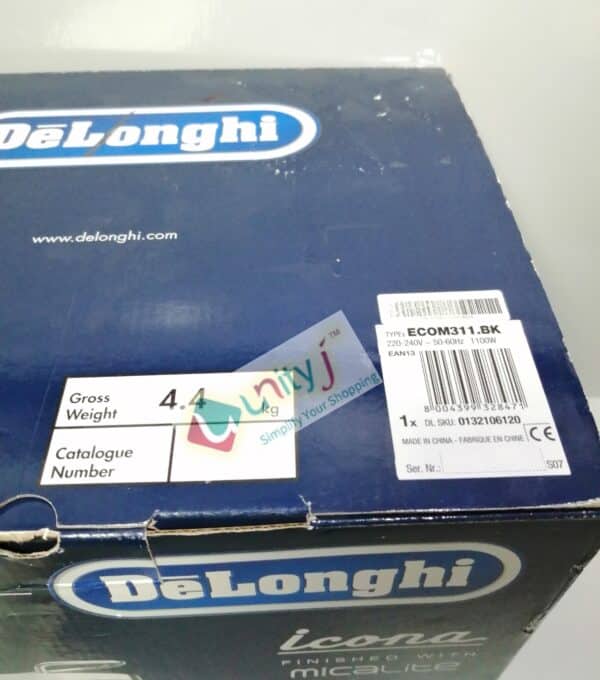 Unityj Uk Kitchen Appliances DeLonghi ECOM311.B Coffee Maker, Icona Micalite 2 2158