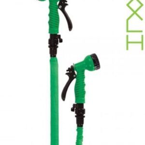 MEQATS Expandable Garden Hose Pipe 75ft/22m – 7 Spray Patterns, Durable & Lightweight, Kink-Free for Easy Use – Ideal for Large Gardens, Lawns, Patios, Car Washing, Outdoor Cleaning & Indoor Watering – Green