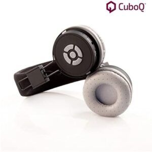 CuboQ Bluetooth Headphones Wireless Stereo Headphones – Black