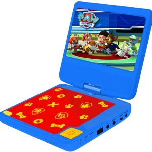 Lexibook DVDP6PA Paw Patrols Portable DVD Player with Car Adaptor and Remote