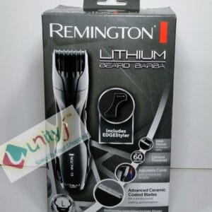 Unityj Uk Personal Care Remington Mens Cordless Lithium Barbar Beard Trimmer 3 96